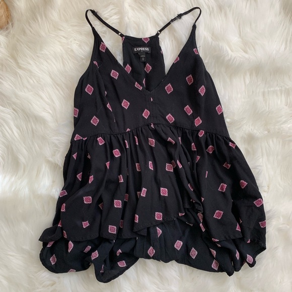 Express Tops - Express Peplum Tank Top